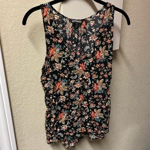 Floral tank top
